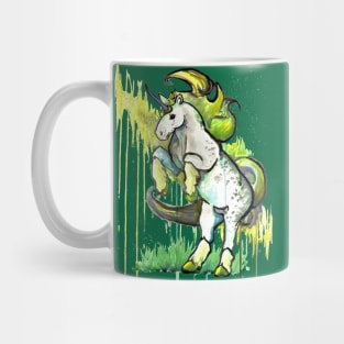 The Spattercorn - Paint Spatter Unicorn Art Mug